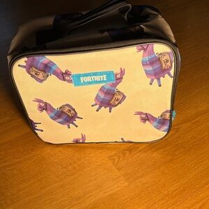 Fortnite Llama Lunch Box - Beige with Purple Accents